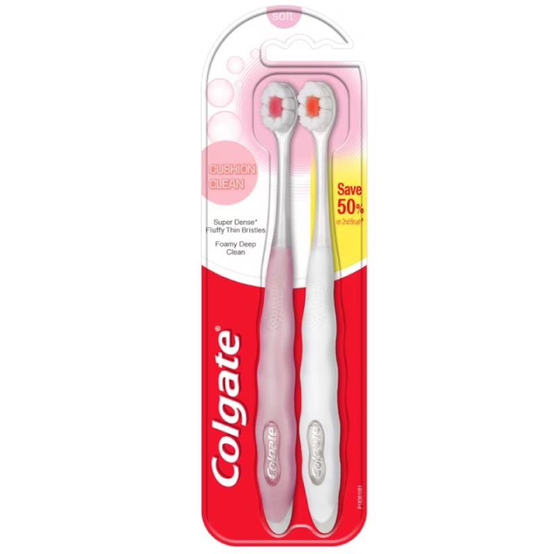 Colgate Tooth Brush Cushion Clean Soft 2s - DoctorOnCall Online Pharmacy