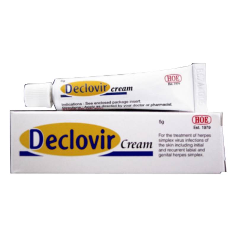HOE Declovir 5% Cream 5g - DoctorOnCall Farmasi Online
