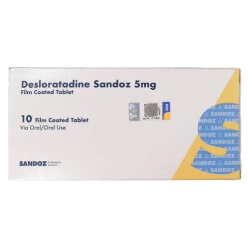 Sandoz Desloratadine 5mg Tablet 10s (strip) - DoctorOnCall Online Pharmacy