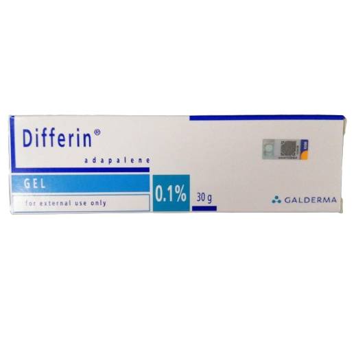 Differin (Adapalene) 0.1% Gel 30g - DoctorOnCall Farmasi Online