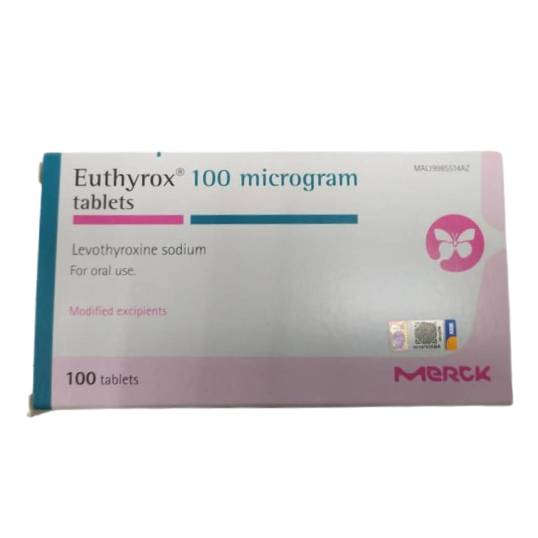 Euthyrox 100mcg Tablet 100s - DoctorOnCall Online Pharmacy