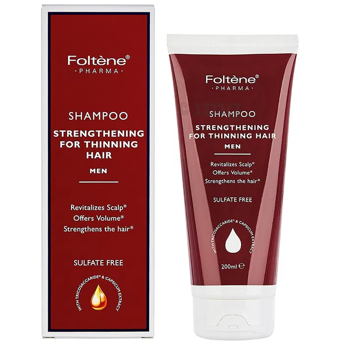 Foltene Pharma Thinning Hair Shampoo (Men) 200ml - DoctorOnCall Farmasi Online