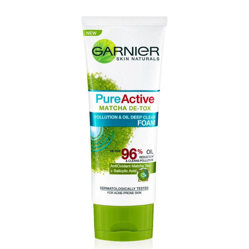 Garnier Pure Active Matcha Foam 100ml - DoctorOnCall Online Pharmacy