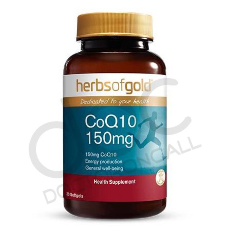 Herbs of Gold CoQ10 150mg Capsule 90s - DoctorOnCall Farmasi Online