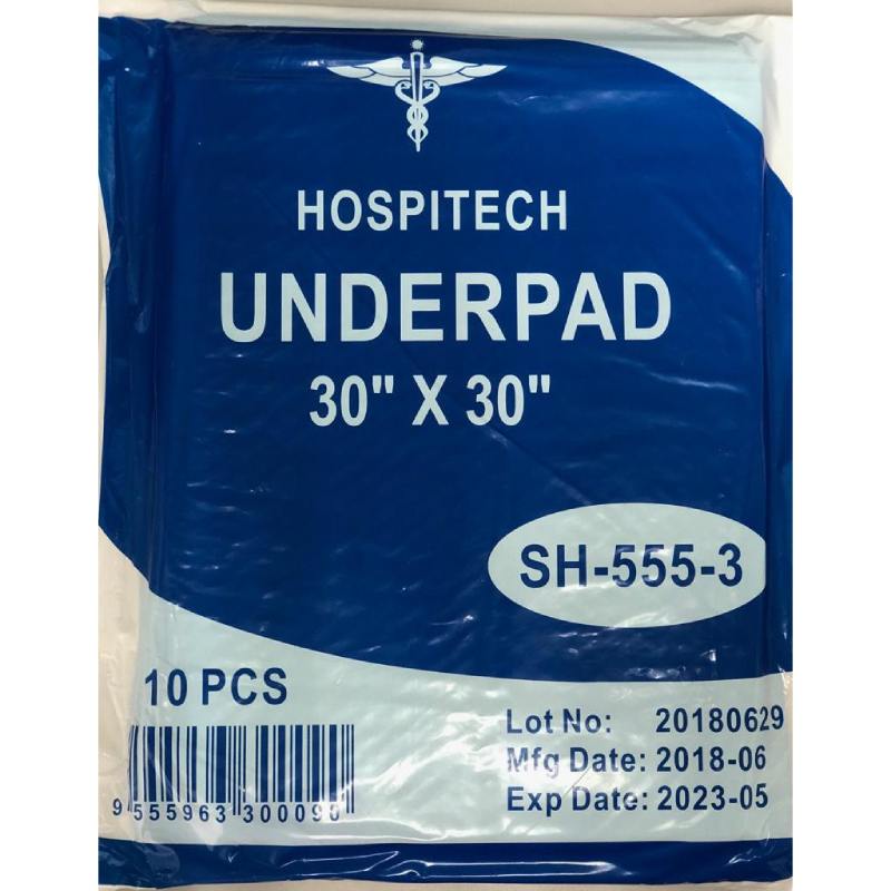 Hospitech Underpad Size 30*30 SH-555-3 10s - DoctorOnCall Farmasi Online