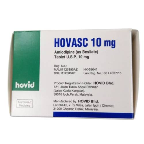 Hovid Hovasc 10mg Tablet 100s - DoctorOnCall Farmasi Online