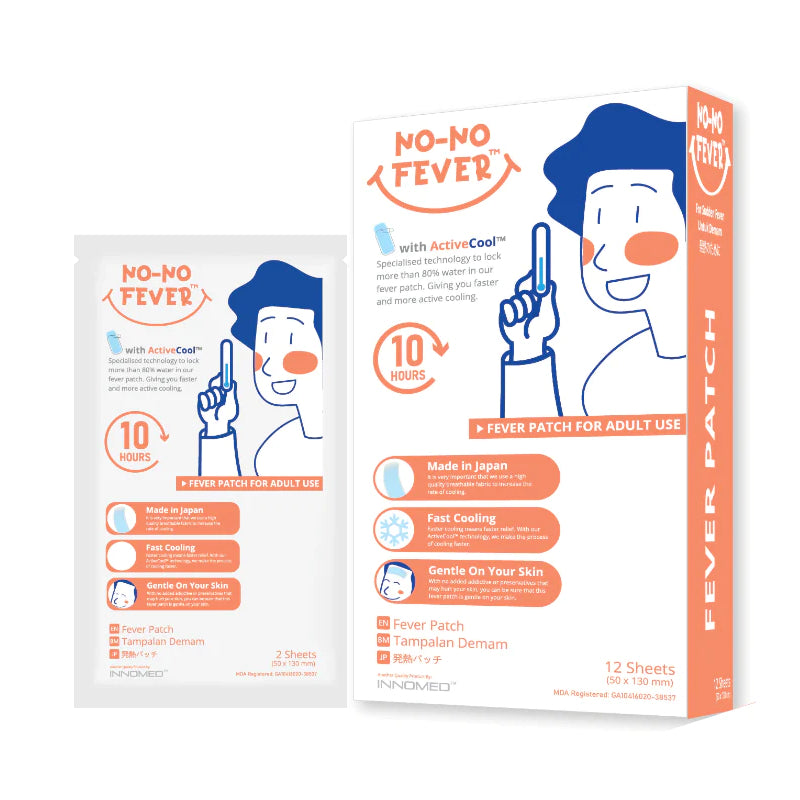 Innomed No-No Fever  Patch 12s Adult - DoctorOnCall Farmasi Online