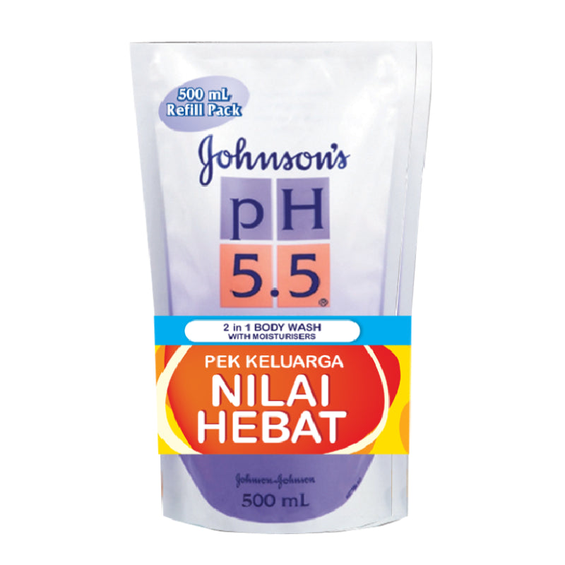 Johnson's pH5.5 Nourishing Body Wash 2-in-1 1L (bottle) + Free 250ml - DoctorOnCall Online Pharmacy