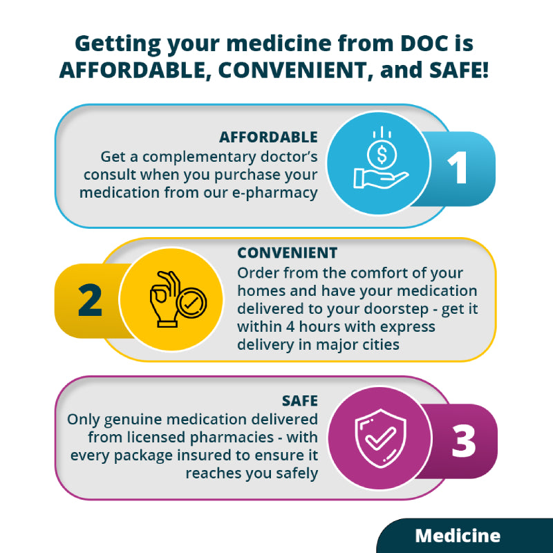 Orphenamol Tablet 10s (strip) - DoctorOnCall Online Pharmacy
