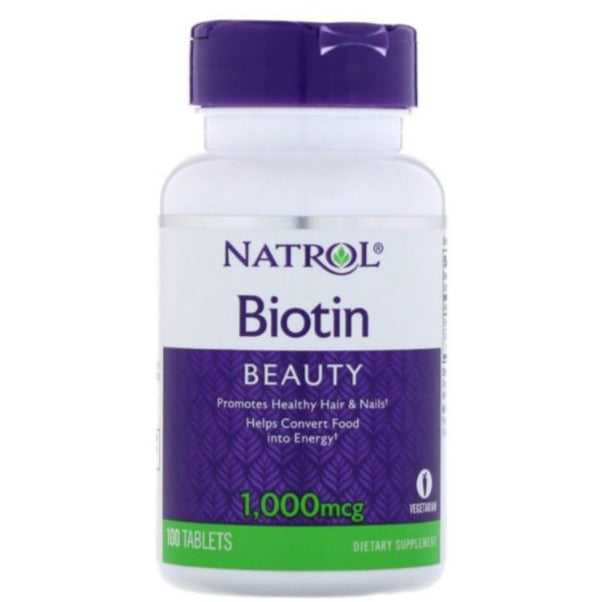Natrol Biotin Beauty 10000mcg Tablet - 100s - DoctorOnCall Farmasi Online