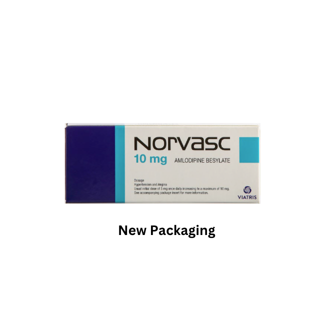 Norvasc 10mg Tablet 10s (strip) - DoctorOnCall Online Pharmacy
