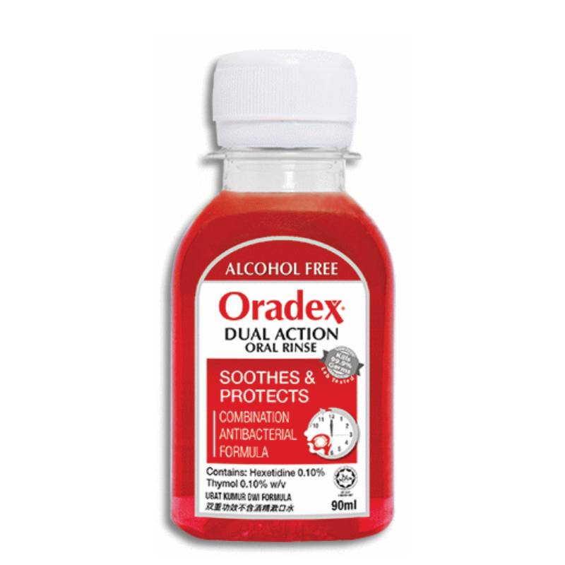 Oradex Dual Action Mouthwash 400ml - DoctorOnCall Online Pharmacy