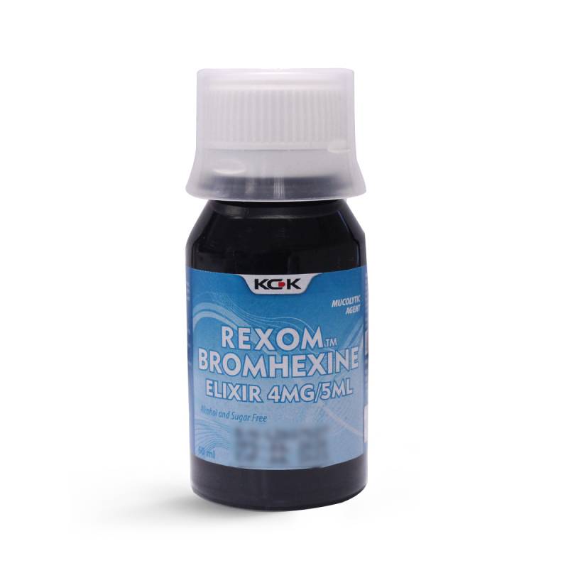 Rexom Bromhexine 4mg/5ml Elixir 60ml - DoctorOnCall Farmasi Online