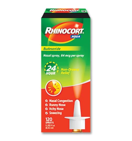 Rhinocort 64mcg Aqua Nasal Spray 120 doses - DoctorOnCall Online Pharmacy