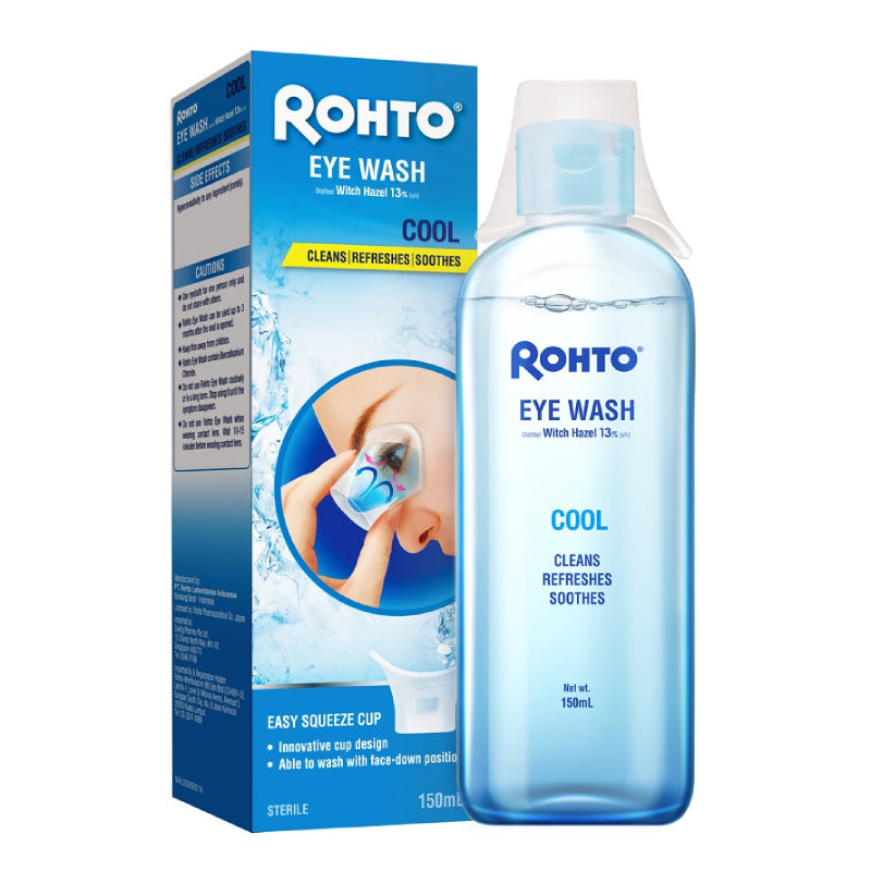Rohto Cool Eye Wash 150ml - DoctorOnCall Farmasi Online