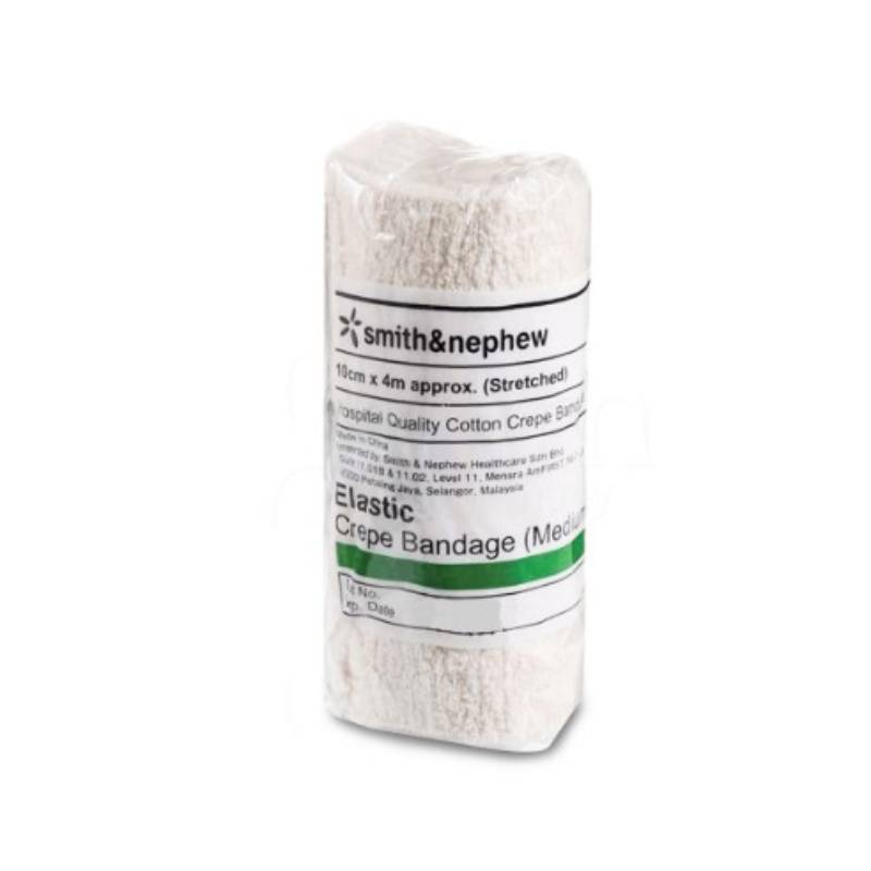 Smith & Nephew Elastic Crepe Bandage (Medium Weight) 1s 7.5cmx4m - DoctorOnCall Online Pharmacy