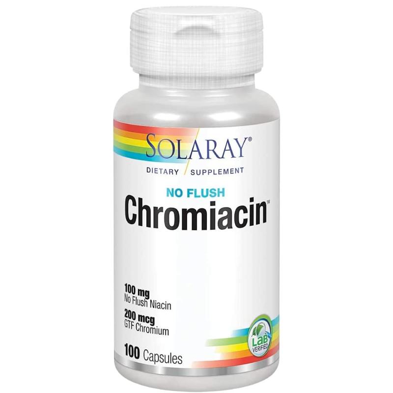 Solaray Chromiacin (No Flush) Capsule 100s x2 - DoctorOnCall Online Pharmacy