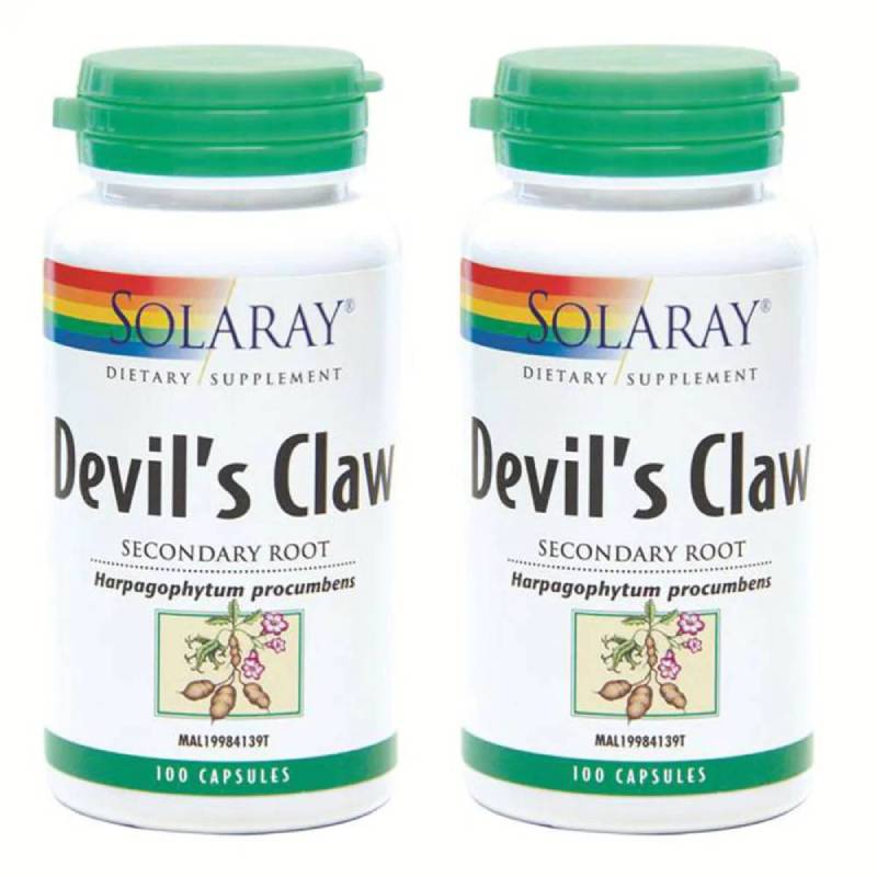 Solaray Devil's Claw Capsule 100s x2 - DoctorOnCall Farmasi Online