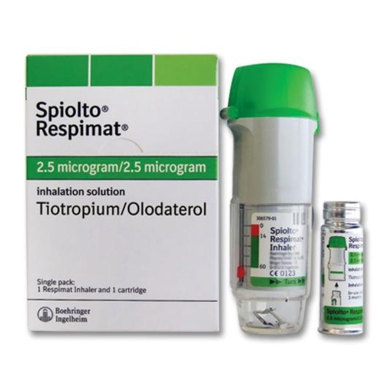 Spiolto Respimat 2.5mcg Inhalation Solution 60 doses - DoctorOnCall Online Pharmacy