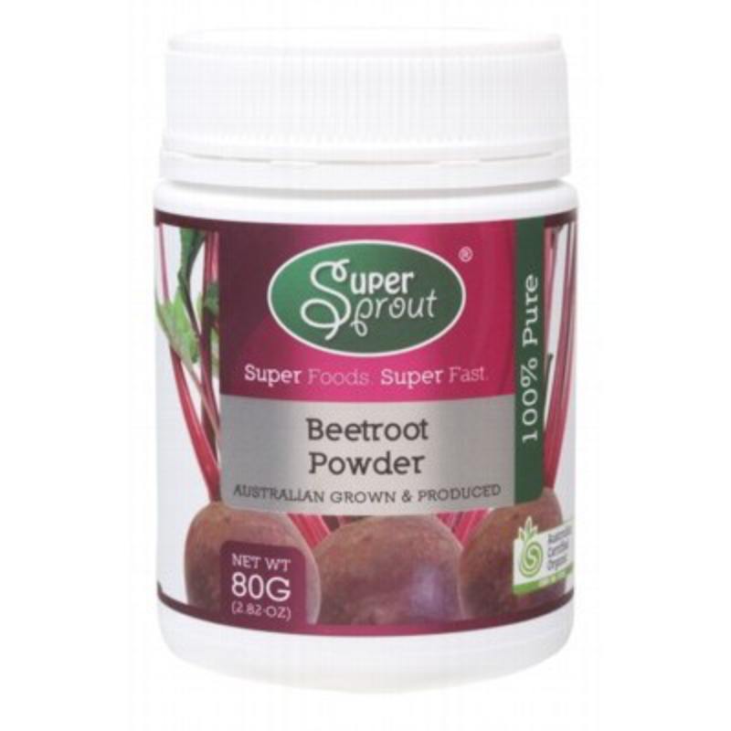 Super Sprout Organic Beetroot Powder 80g - DoctorOnCall Farmasi Online