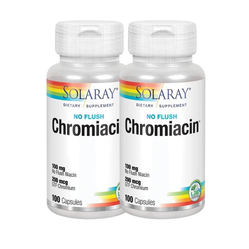 Solaray Chromiacin (No Flush) Capsule 100s - DoctorOnCall Online Pharmacy