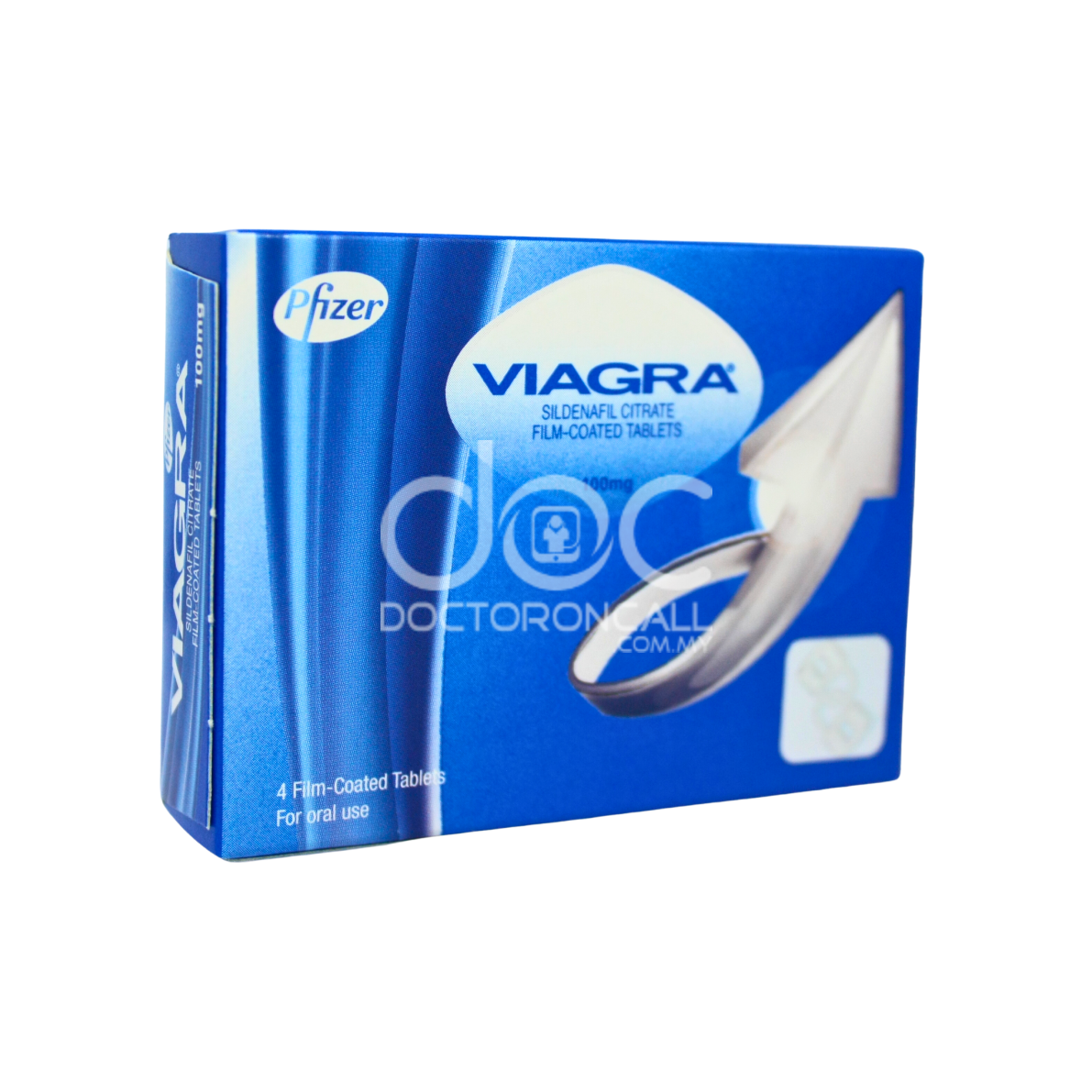 Viagra 100mg Tablet - 4s - DoctorOnCall Online Pharmacy