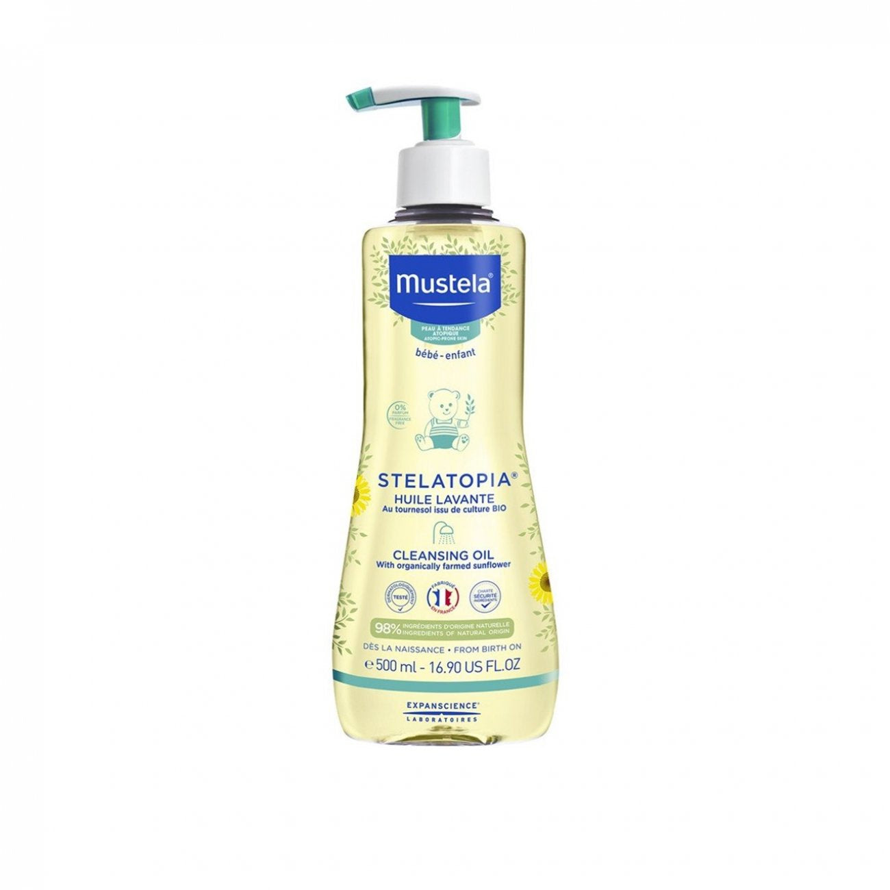 Mustela Stelatopia Cleansing Oil 500ml - DoctorOnCall Farmasi Online