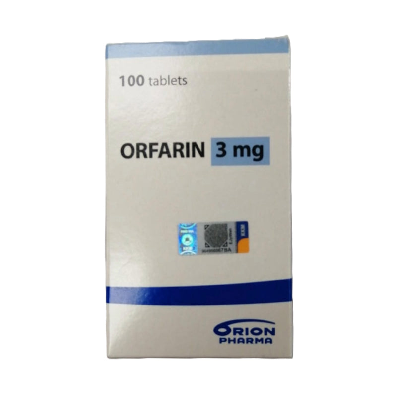 Orfarin 3mg Tablet 100s - DoctorOnCall Farmasi Online