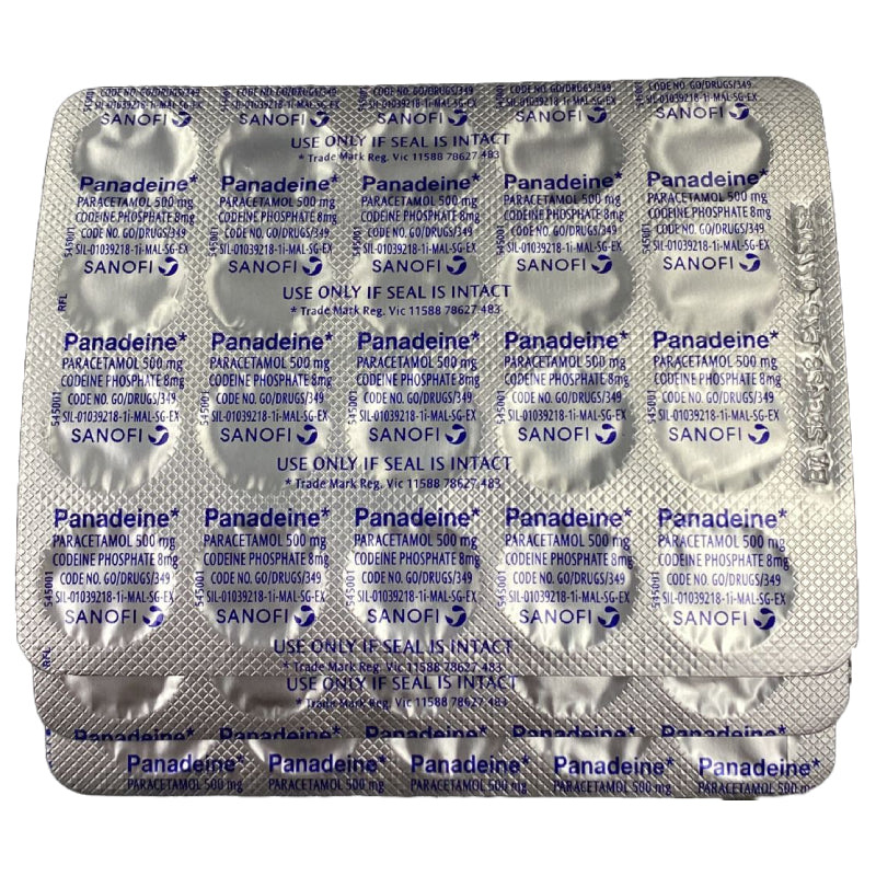 Panadeine 500/8mg Tablet 10s (strip) - DoctorOnCall Online Pharmacy