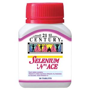 21st Century Selenium 'N' Ace Tablet 30s - DoctorOnCall Farmasi Online