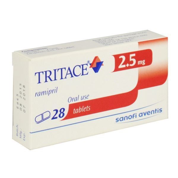 Tritace 2.5mg Tablet 14s (strip) - DoctorOnCall Online Pharmacy