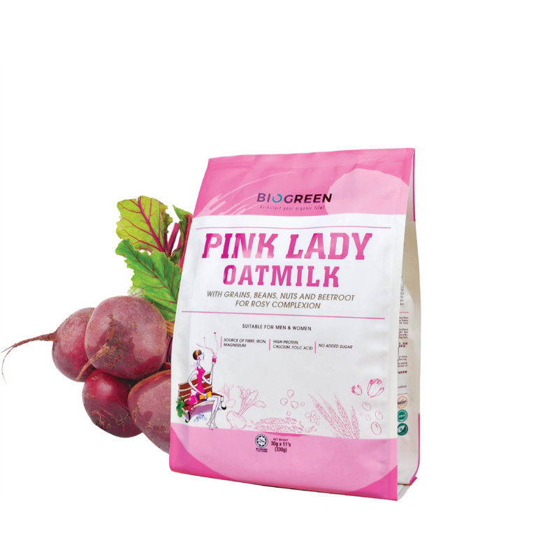 Biogreen Pink Lady Oat Milk 30g x11 - DoctorOnCall Farmasi Online