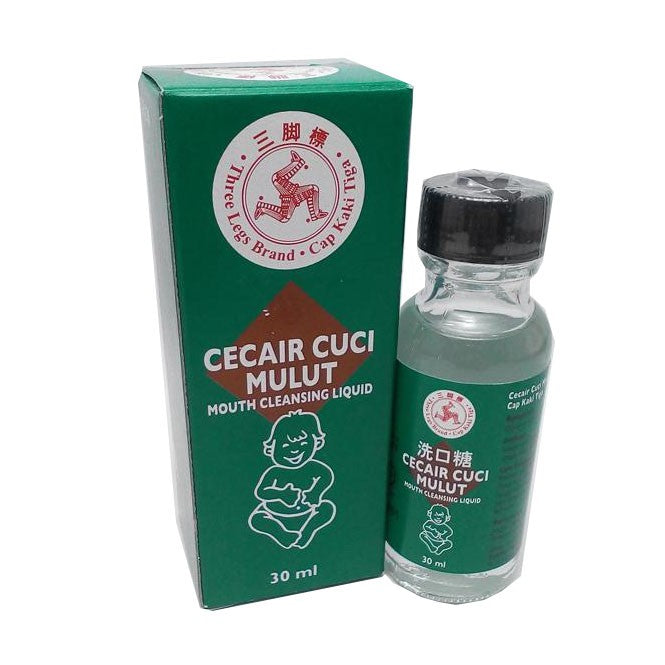 3 Legs Mouth Cleansing Liquid - 30ml - DoctorOnCall Farmasi Online