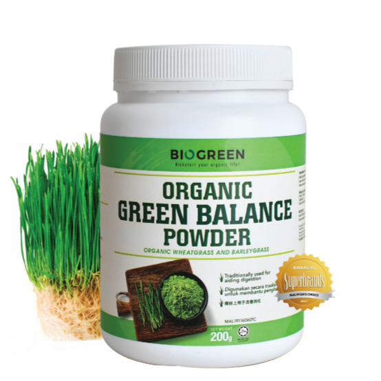 Biogreen Organic Green Balance Powder 200g - DoctorOnCall Farmasi Online