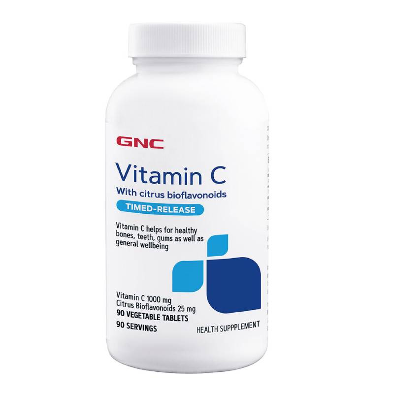 GNC Vitamin C With Citrus Bioflavonoids Tablet - 90s - DoctorOnCall Farmasi Online