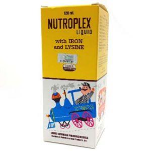 Nutroplex Liquid with Iron & Lysine Syrup - 120ml - DoctorOnCall Online Pharmacy