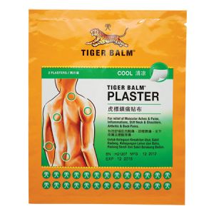 Tiger Balm Medicated Plaster Cool 2s (Large) - DoctorOnCall Farmasi Online