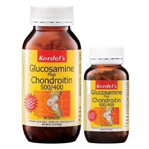 Kordel's Glucosamine Plus Chondroitin 500/400 Capsule 90s x2 - DoctorOnCall Online Pharmacy