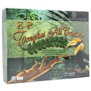 Rainforest Herbs Euros Tongkat Ali Capsule 120s - DoctorOnCall Farmasi Online