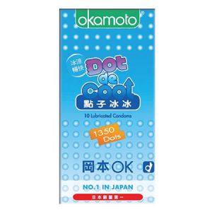 Okamoto Dot De Cool Condom 10s - DoctorOnCall Farmasi Online