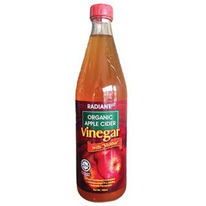 Radiant Organic Apple Cider Vinegar 425ml - DoctorOnCall Farmasi Online