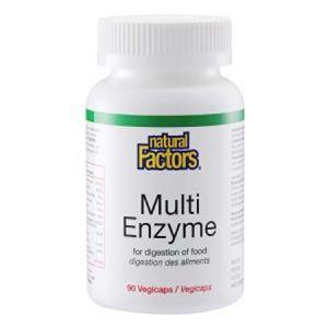 Natural Factors Multi Enzyme Capsule 90s - DoctorOnCall Online Pharmacy