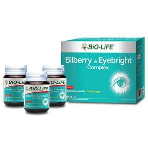 Bio-Life Bilberry & Eyebright Complex Capsule 30s x3 - DoctorOnCall Farmasi Online