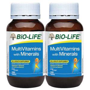 Bio-Life Multivitamins & Minerals Tablet 100s x2 - DoctorOnCall Farmasi Online