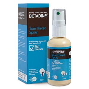 Betadine Sore Throat Spray 50ml - DoctorOnCall Online Pharmacy
