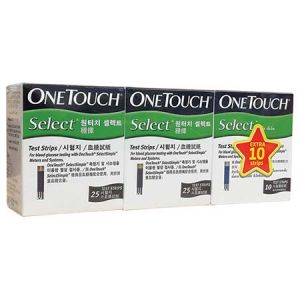 OneTouch Select Test Strip 25s - DoctorOnCall Farmasi Online