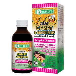 Hurixs Sirap Gamat+Madu Plus Kanak 60ml - DoctorOnCall Online Pharmacy