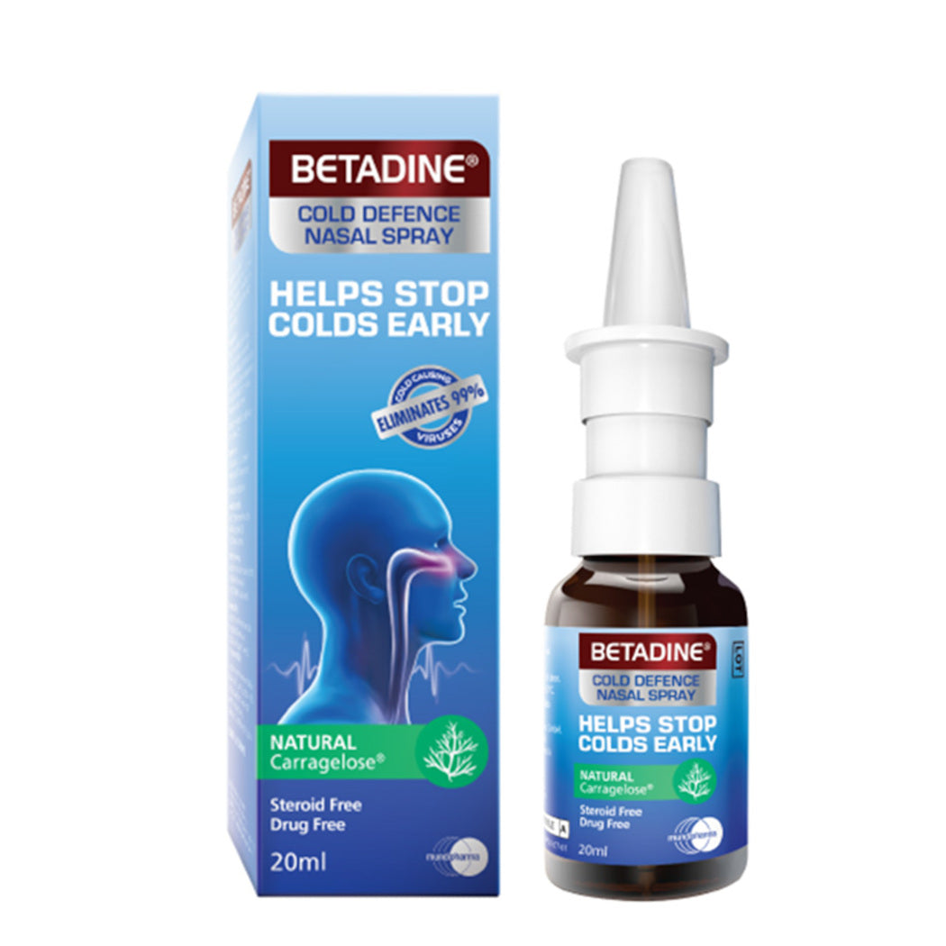 Betadine Cold Defence Nasal Spray 20ml Kids - DoctorOnCall Online Pharmacy