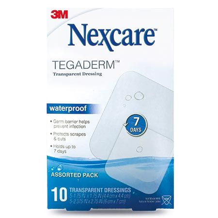 3M Nexcare Tegaderm Waterproof Dressing 10s - DoctorOnCall Online Pharmacy