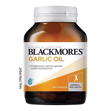 Blackmores Garlic Oil Capsule 250s - DoctorOnCall Farmasi Online